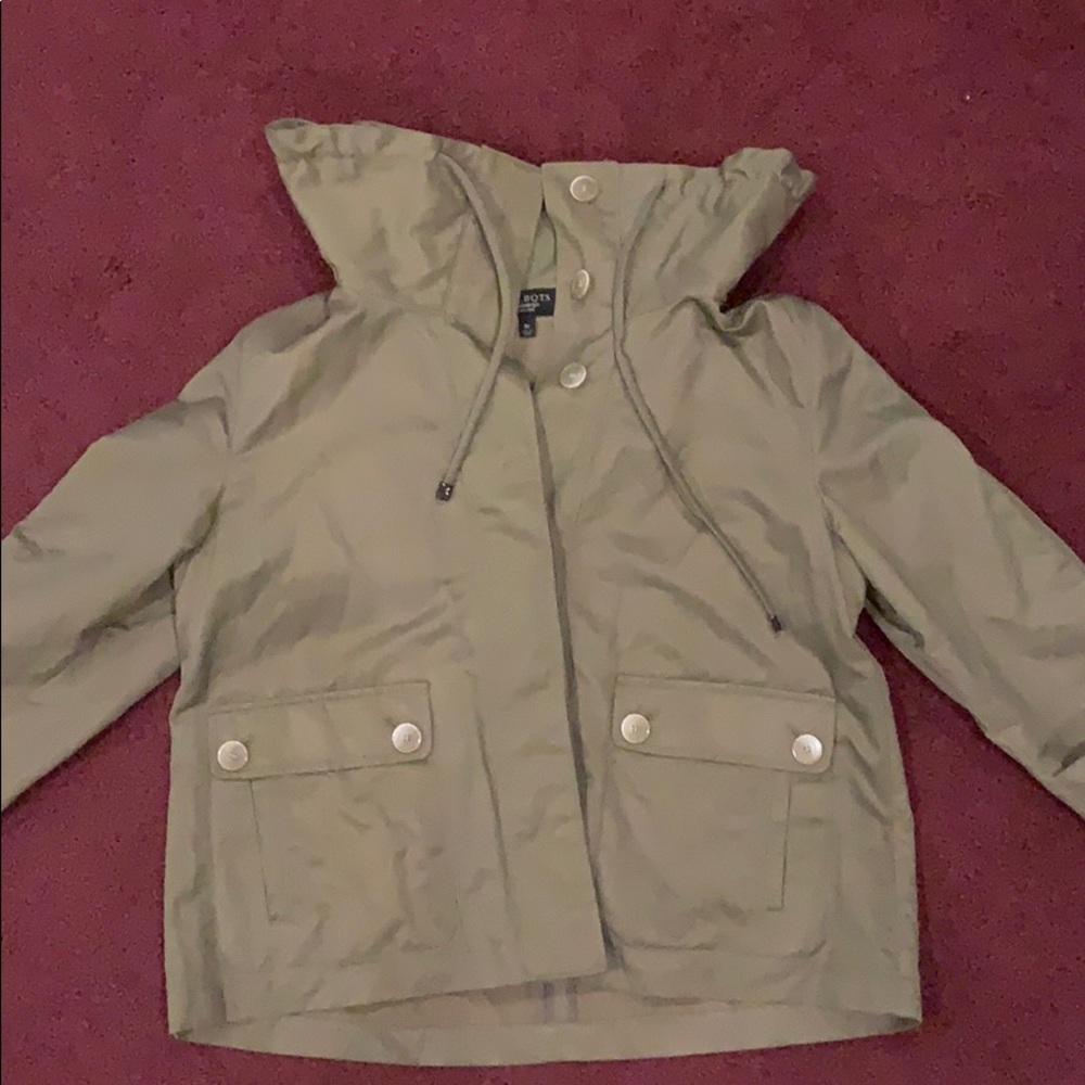 ❤️Talbots size 8 olive green quarter length jacket